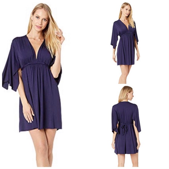 NWT Rachel Pally Mini Caftan Dress Size Large - Picture 7 of 8